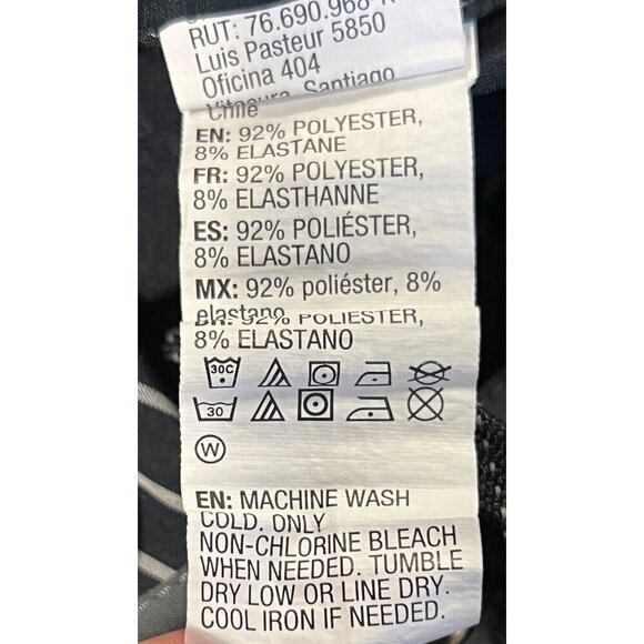 Quiksilver Mens 34 Navy Gray Stripe Boardshorts Short Stretch Swim Casual EUC - Picture 8 of 9